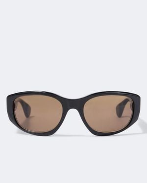Sestini Eyewear Eckige Sonnenbrille Nove E Mezzo - Braun