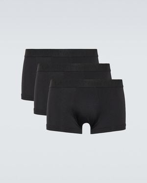 Giorgio Armani Set Aus Drei Boxershorts - Schwarz