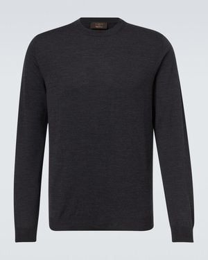 Slowear Wool-Blend Jumper - Blue
