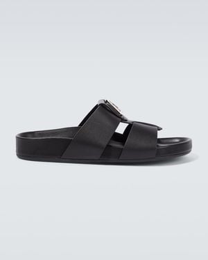 Christian Louboutin Dhabubizz Leather Sandals - Black