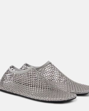 Christopher Esber Zapatos Slip-On Minette Adornados - Gris