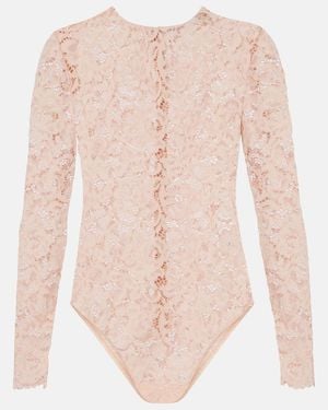Self-Portrait Body Aus Spitze - Pink