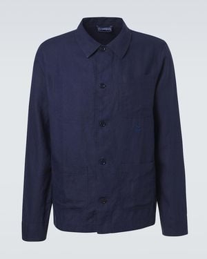 Vilebrequin Linen Overshirt - Blue