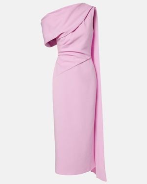 ROKSANDA Maite Caped Midi Dress - Pink