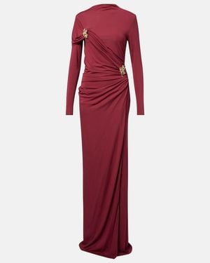 Jonathan Simkhai Izadora Embellished Jersey Gown - Red