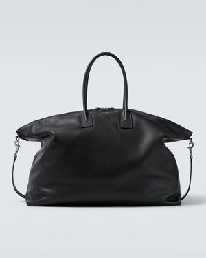 Saint Laurent Giant Leather Duffel Bag - Black