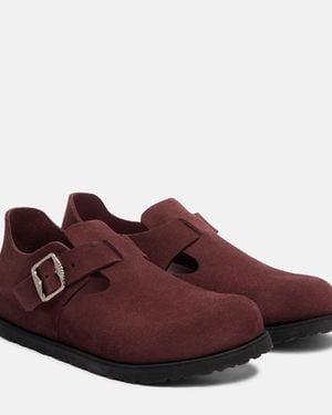 Birkenstock Slip-Ons London Aus Veloursleder - Braun