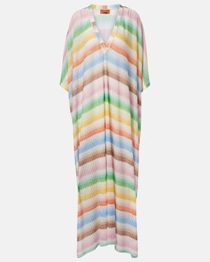 Missoni Zigzag Knitted Beach Cover-Up - White