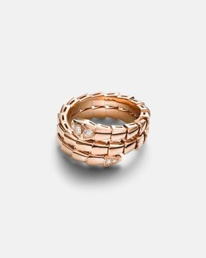 BVLGARI Anello Serpenti Viper - Bianco