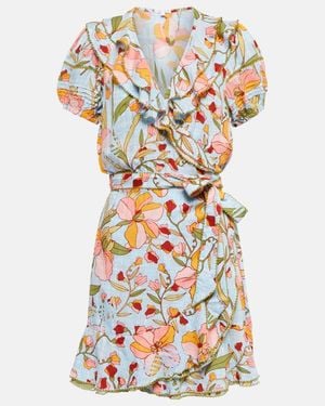 Poupette Floral Minidress - White
