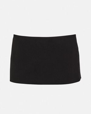 Monot Low-Rise Miniskirt - Black