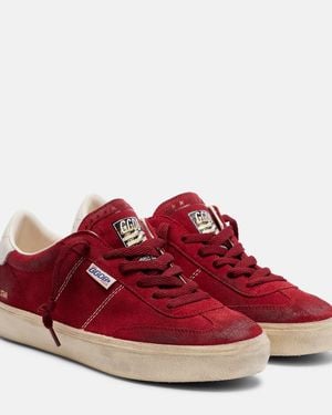 Golden Goose Soul Star Suede Sneakers - Red