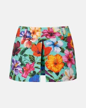 Dolce & Gabbana Shorts Florales - Blanco
