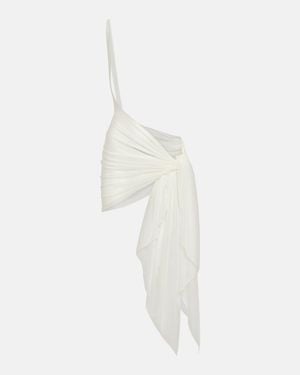 Mugler Sarong Aus Jersey - Weiß