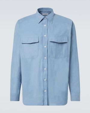 Lardini Cotton Shirt - Blue