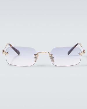 Miu Miu Eckige Sonnenbrille - Mettallic