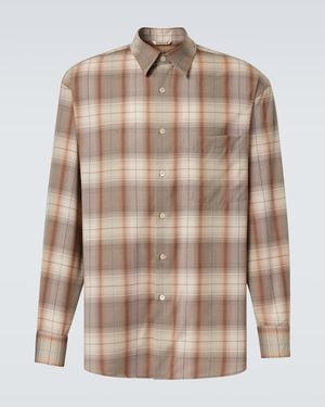 AURALEE Hemd Aus Wolle - Braun