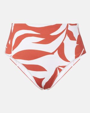 Max Mara Stilla Printed Bikini Bottoms - Red