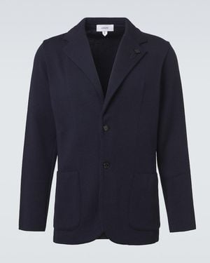 Lardini Virgin Wool Blazer - Blue