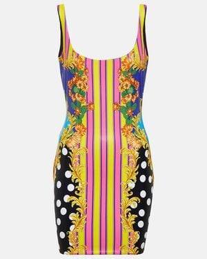 Versace Medusa Palm Springs Minidress - Black