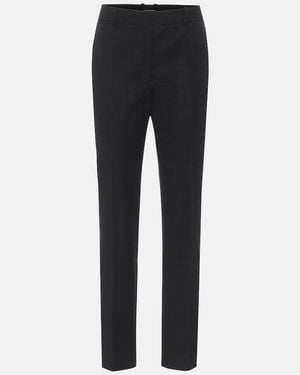 JOSEPH Coleman High-Rise Gabardine Pants - Black