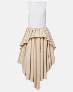 Loewe Paula's Ibiza Cotton Poplin Midi Dress - Natural