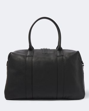 Canali Weekender Aus Leder - Schwarz