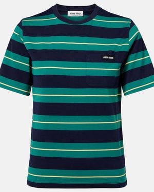 Miu Miu T-Shirt And Polo Shirt - Green