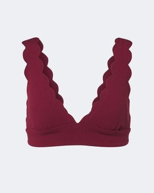 Marysia Swim Top De Bikini Wide Santa Clara - Rojo