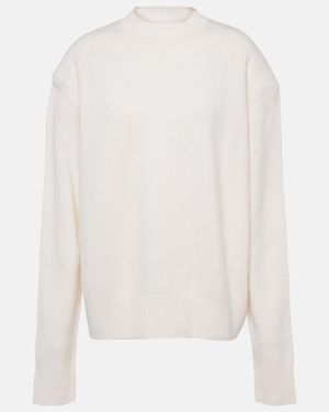 Frankie Shop Pullover Rafaela Aus Wolle Und Cashmere - Weiß