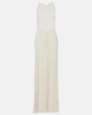 Alexandra Miro Arabella Lace Maxi Dress - White