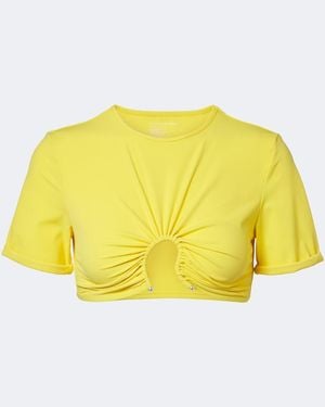 Christopher Esber Cutout Bikini Top - Yellow