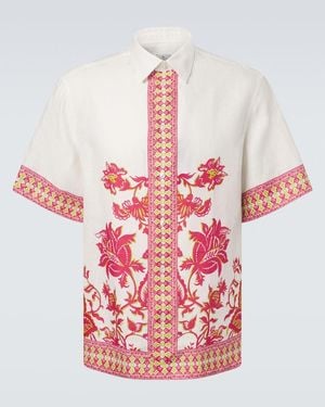 Etro Floral Linen Shirt - White