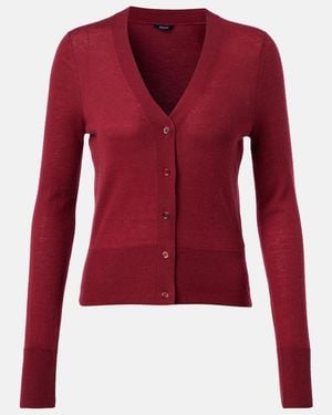 JOSEPH Cardigan Cashair Aus Kaschmir - Rot