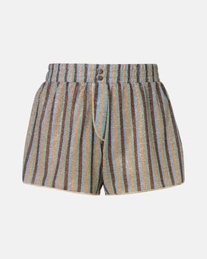 Oséree Shorts Lumiere A Rayas - Multicolor