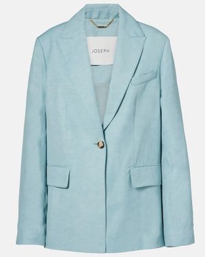 JOSEPH Rochd Chambray Blazer - Blue