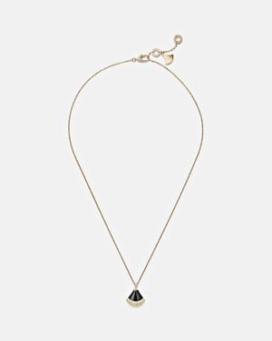 BVLGARI Divas' Dream 18Kt Pendant Necklace With Onyx And Diamonds - Metallic
