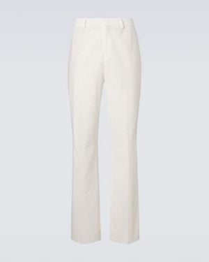 Tod's Chinohose Aus Baumwolle - Weiß