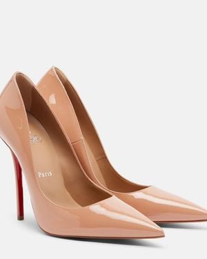 Christian Louboutin Pumps Miss Z Aus Lackleder - Braun
