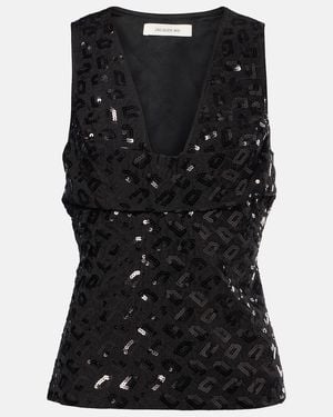 JACQUES WEI Open-Knit Top - Blue