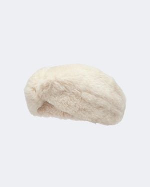Max Mara Alpaca, Wool, And Silk Teddy Headband - White
