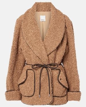 Jonathan Simkhai Jacke Kimia Aus Teddyfleece - Braun