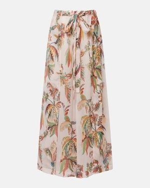 Etro Printed Maxi Skirt - Natural
