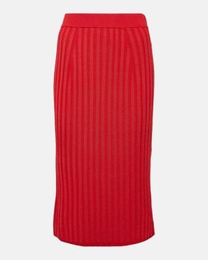 JOSEPH Gerippter Midirock - Rot