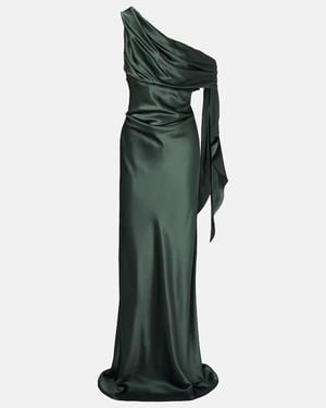 The Sei Robe Aus Seidensatin - Grün