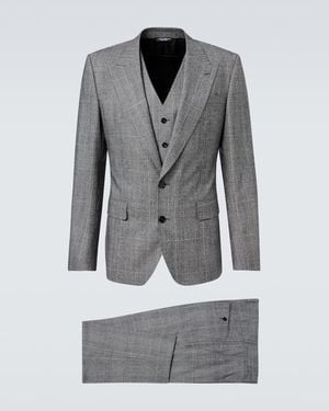 Dolce & Gabbana Wool-Blend Suit - Gray