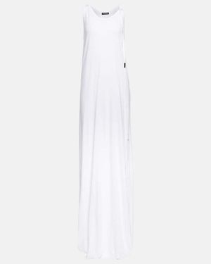 Ann Demeulemeester Robe Fernande Aus Baumwolle - Weiß