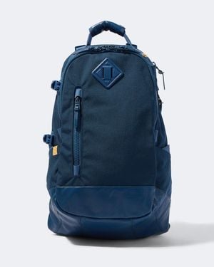 Visvim Rucksack Condura Mit Leder - Blau