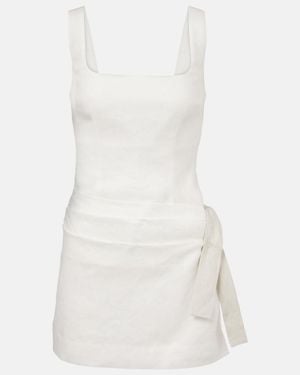 SIR. Jessamine Tie Linen Minidress - White