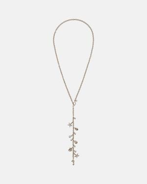 Sydney Evan Collar Con Colgante De Oro De 14 Ct Con Diamantes Y Perlas - Blanco
